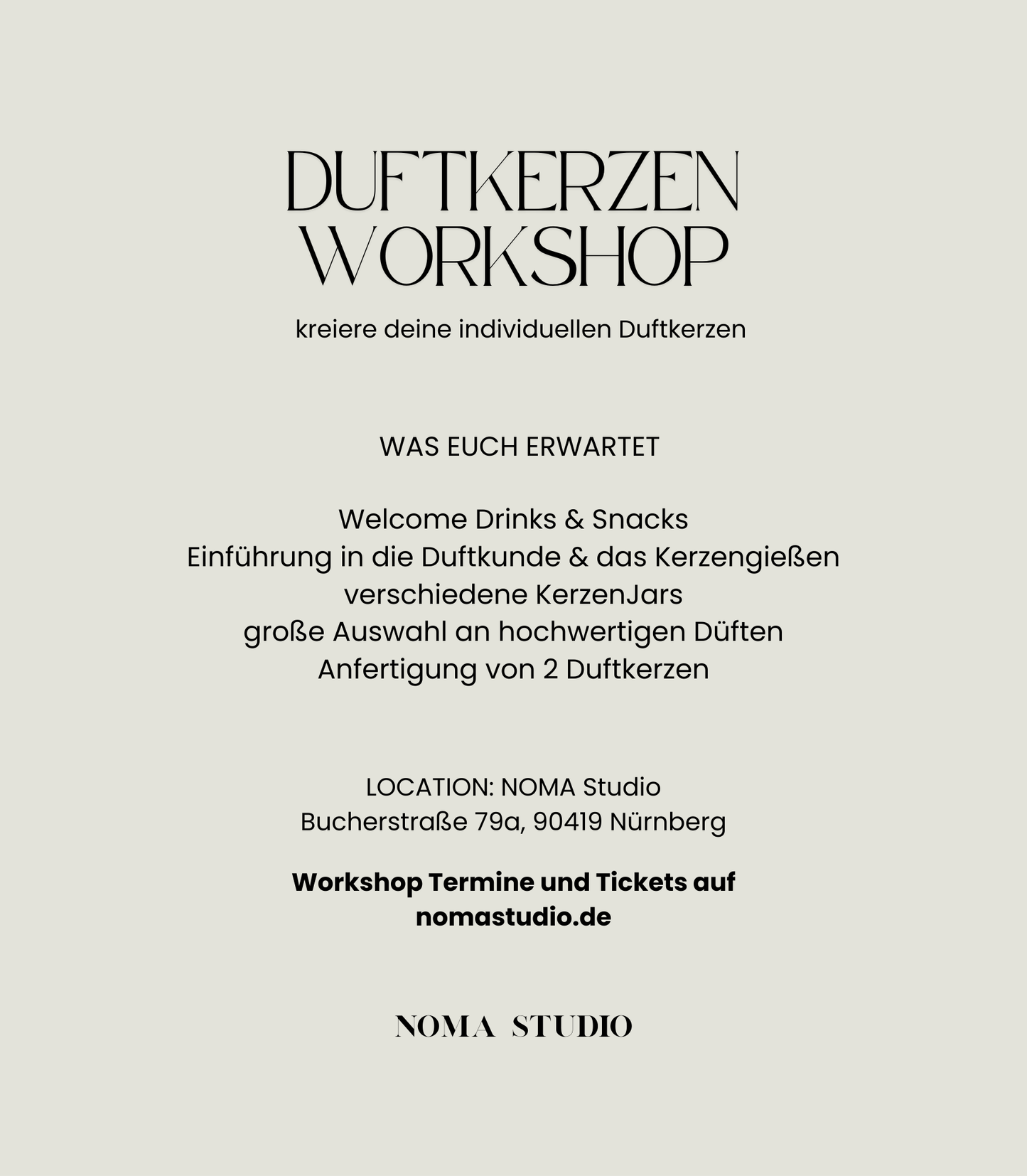 GIFT CARD - GUTSCHEIN per Post (Duftkerzen Workshop)
