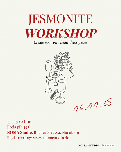 Jesmonite Workshop 16.11.2025 13 Uhr