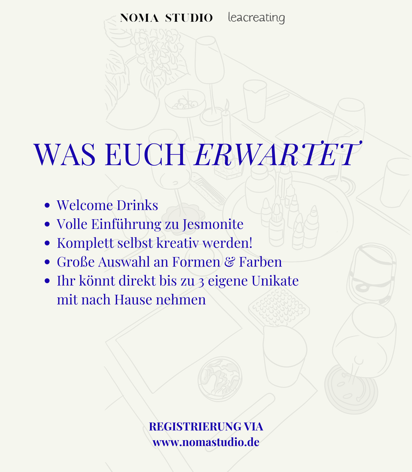 Jesmonite Workshop FR 13.02.2026 18 Uhr