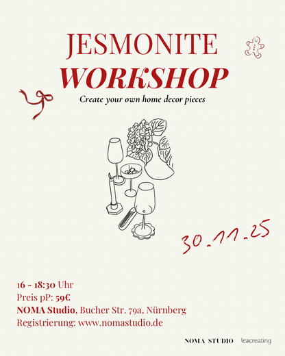 Jesmonite Workshop 30.11.2025 16 Uhr