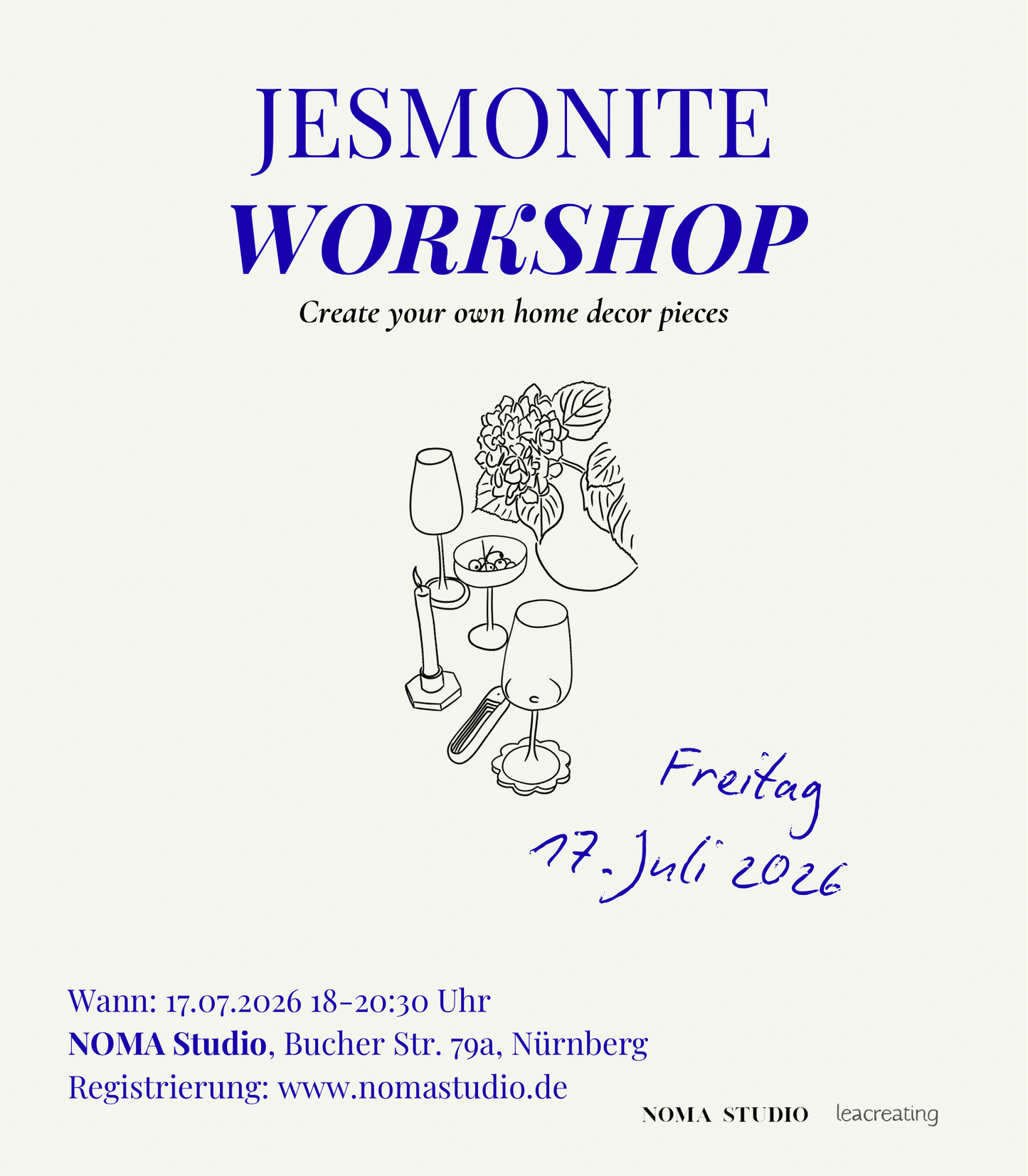 Jesmonite Workshop Fr 17.07.2026