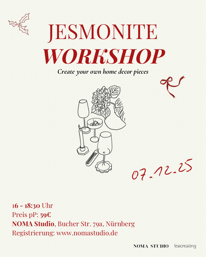 Jesmonite Workshop 07.12.2025 16 Uhr