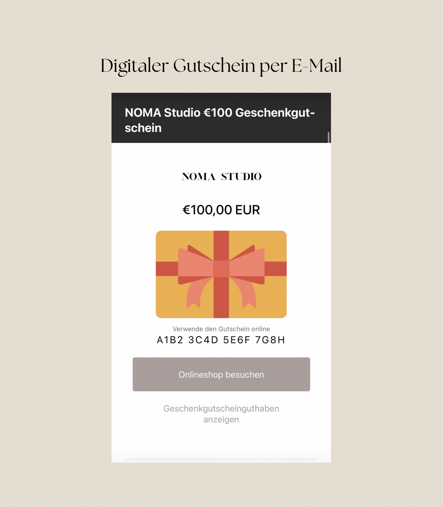 DIGITALER GUTSCHEIN - Jesmonite Workshop