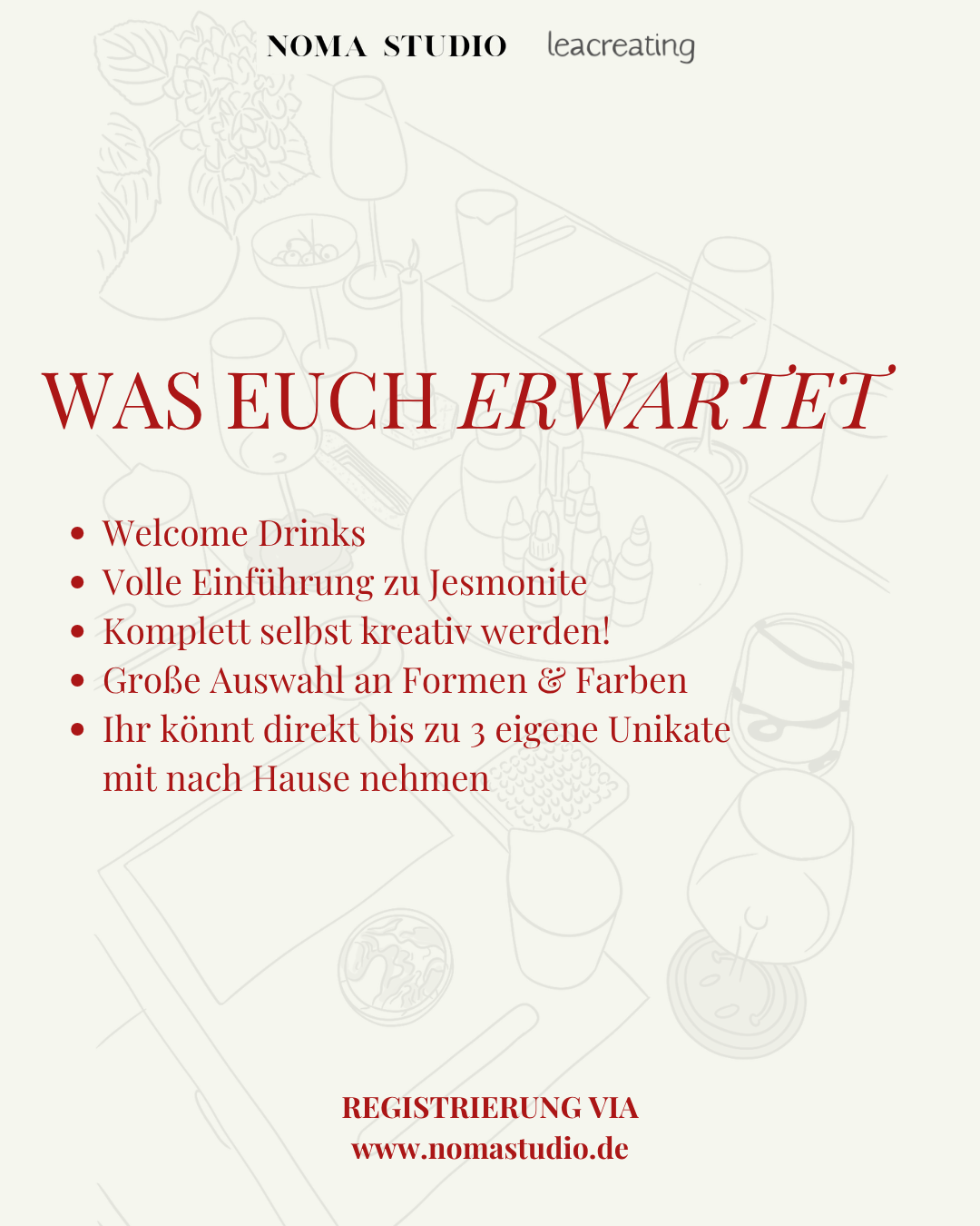 Jesmonite Workshop 07.12.2025 16 Uhr