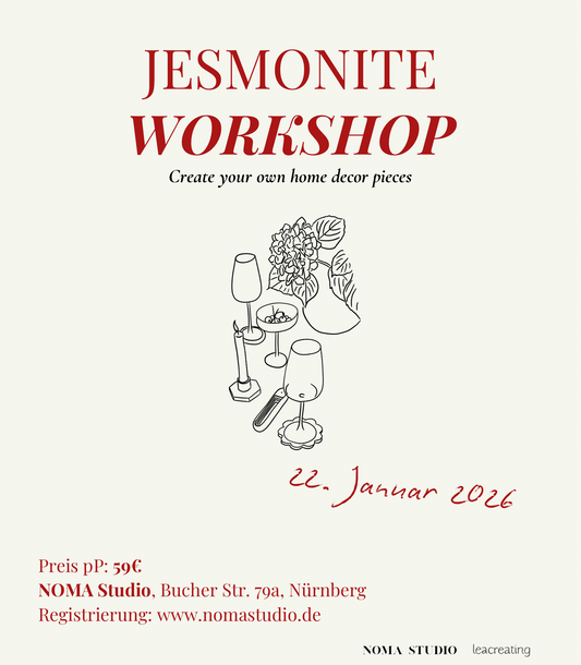 Jesmonite Workshop DO 22.01.2026 18 Uhr