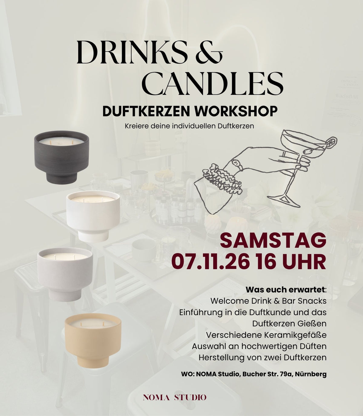 Duftkerzen Workshop Sa 07.11.2026