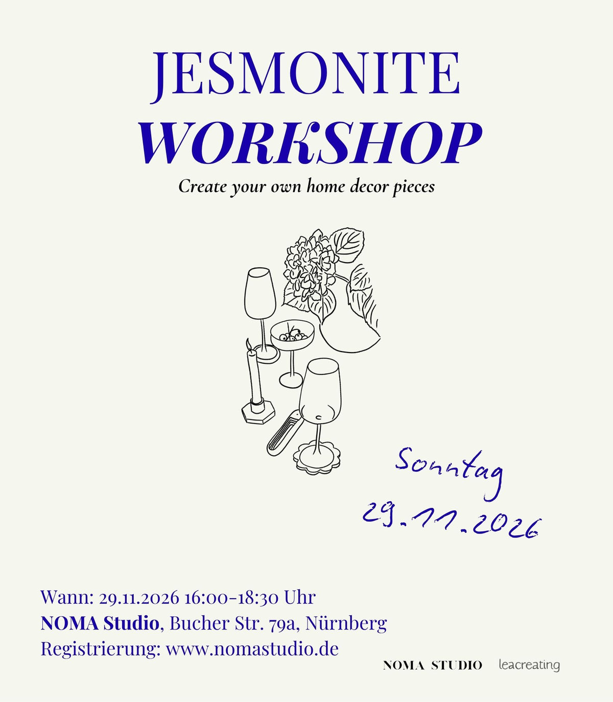 Jesmonite Workshop So 29.11.2026