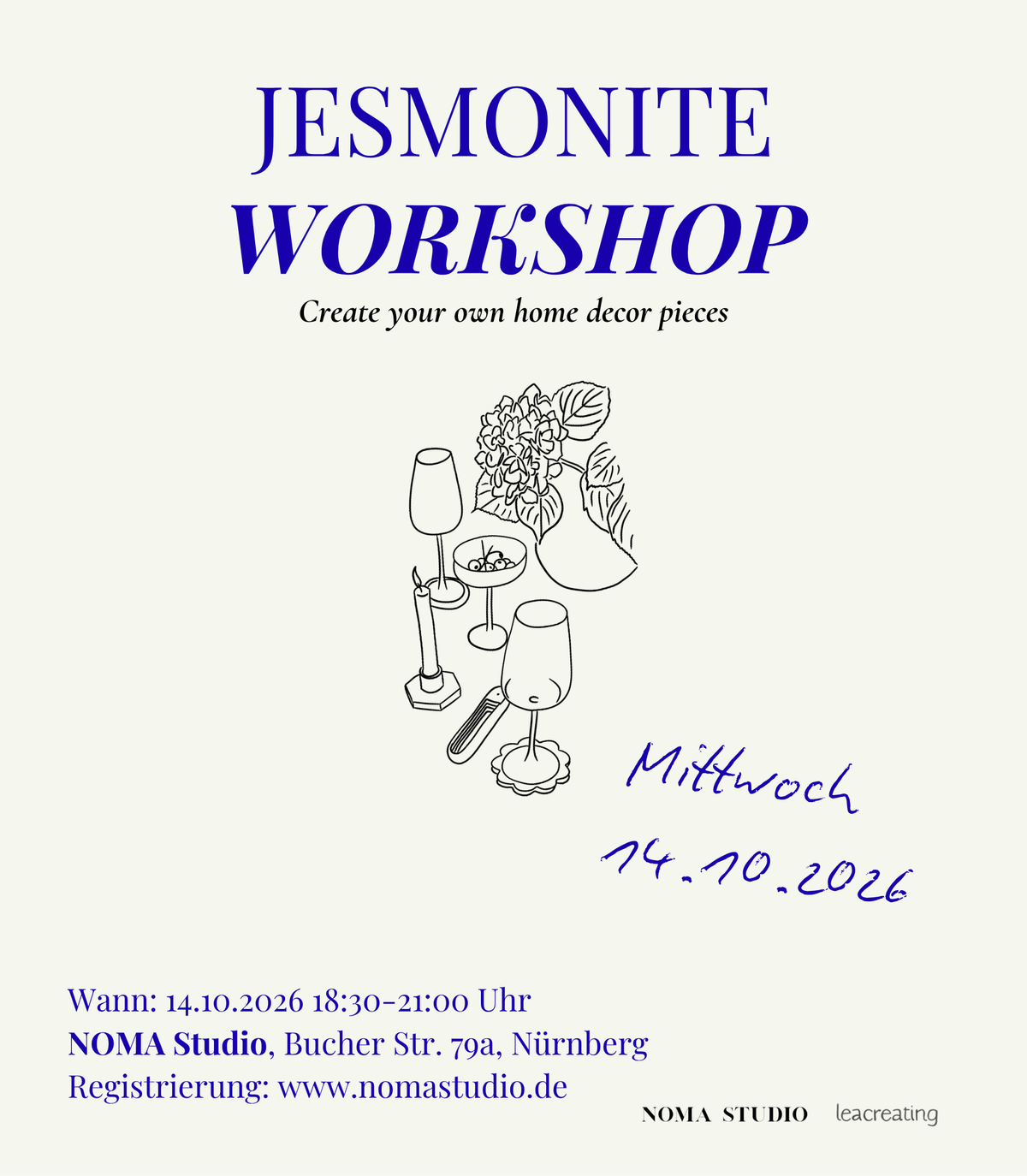 Jesmonite Workshop Mi 14.10.2026